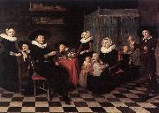 PALAMEDESZ, Antonie Family Portrait ga china oil painting reproduction